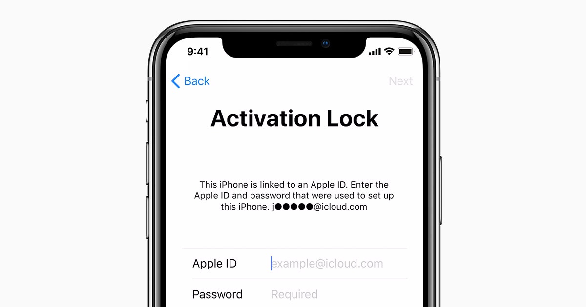ios12 iphone x activation lock social card