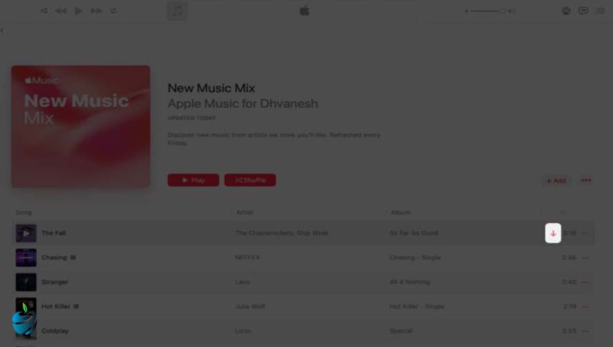 پخش آفلاین موسیقی در اپل موزیک