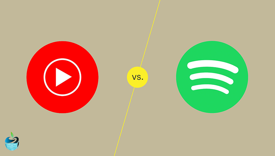 مقایسه youtube music و spotify
