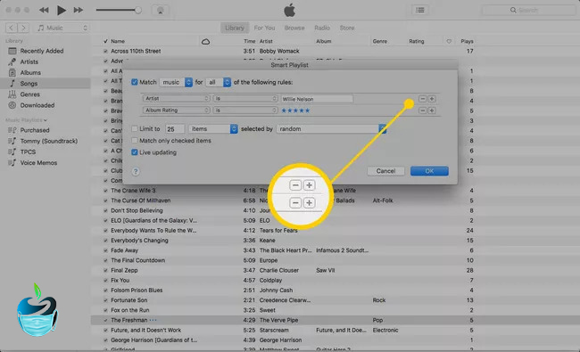 ساخت پلی لیست های هوشمند در اپل موزیک